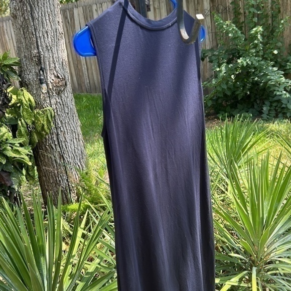 ▶️ Vince ◀️ Comfortable Navy Dress - Picture 5 of 12